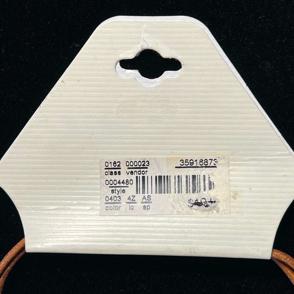 Christopher & Banks CJ Banks Geometric Pendant Necklace. brown Green Silver Gold - Picture 4 of 6